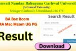 HNBGU Result 2025