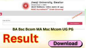 Jiwa ji University Result 2025