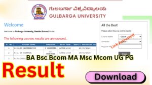 Gulbarga University Result 2025