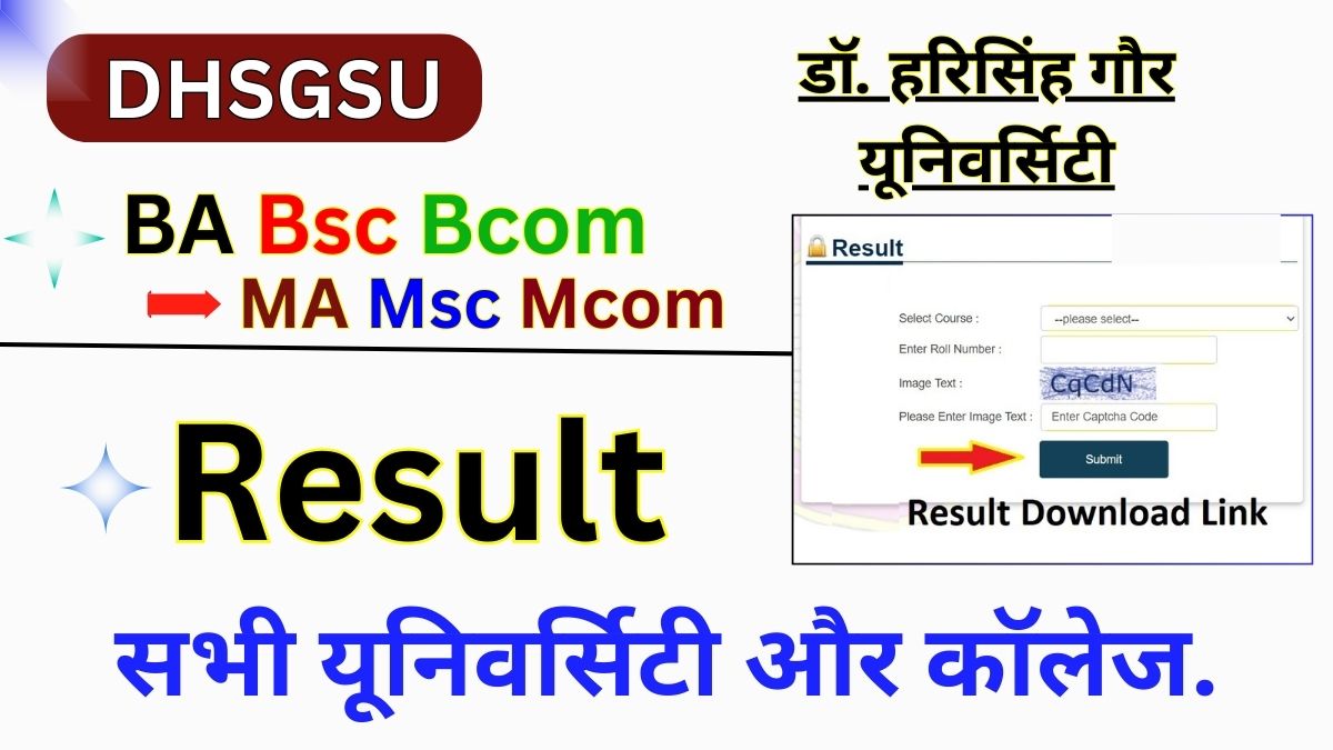 Dr. Harisingh Gour University Result 2025