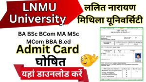 LNMU Admit Card 2025