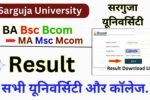 Sarguja University Result 2025