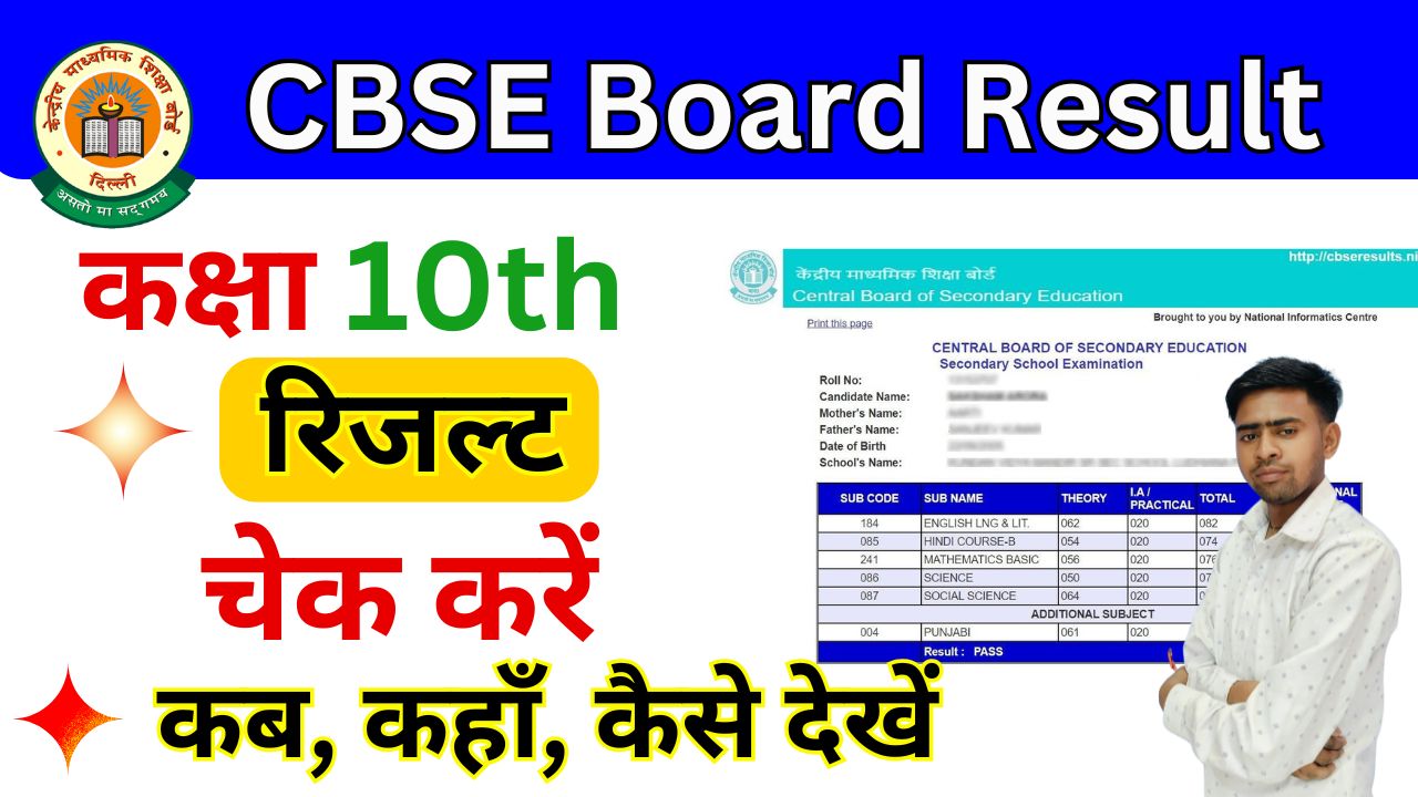 CBSE Board 10th Result 2025