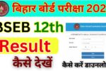 Bihar Board 12th Result 2025 Kaise Dekhe