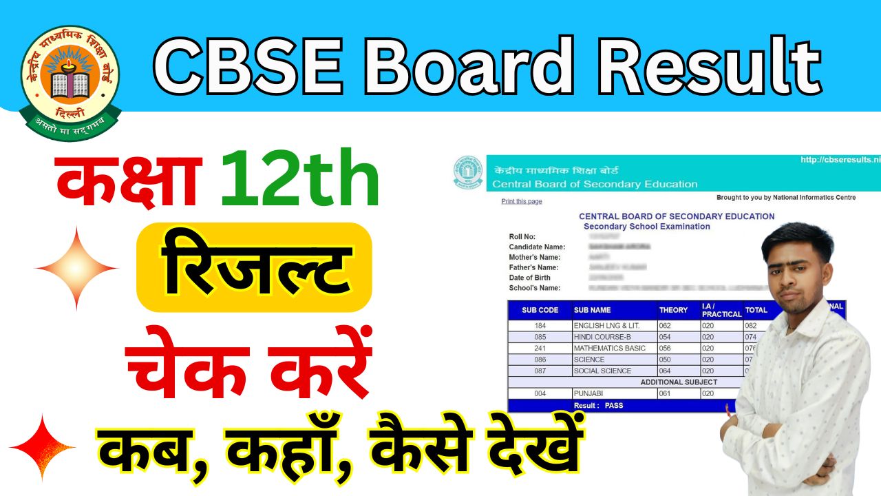 CBSE Board 12th Result 2025