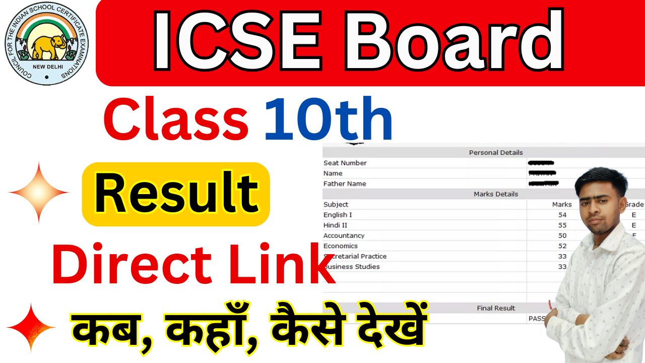 ICSE 10th Result 2025