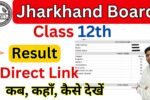 Jharkhand Board 12th Result 2025