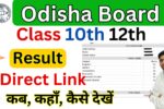 Odisha Board Result 2025