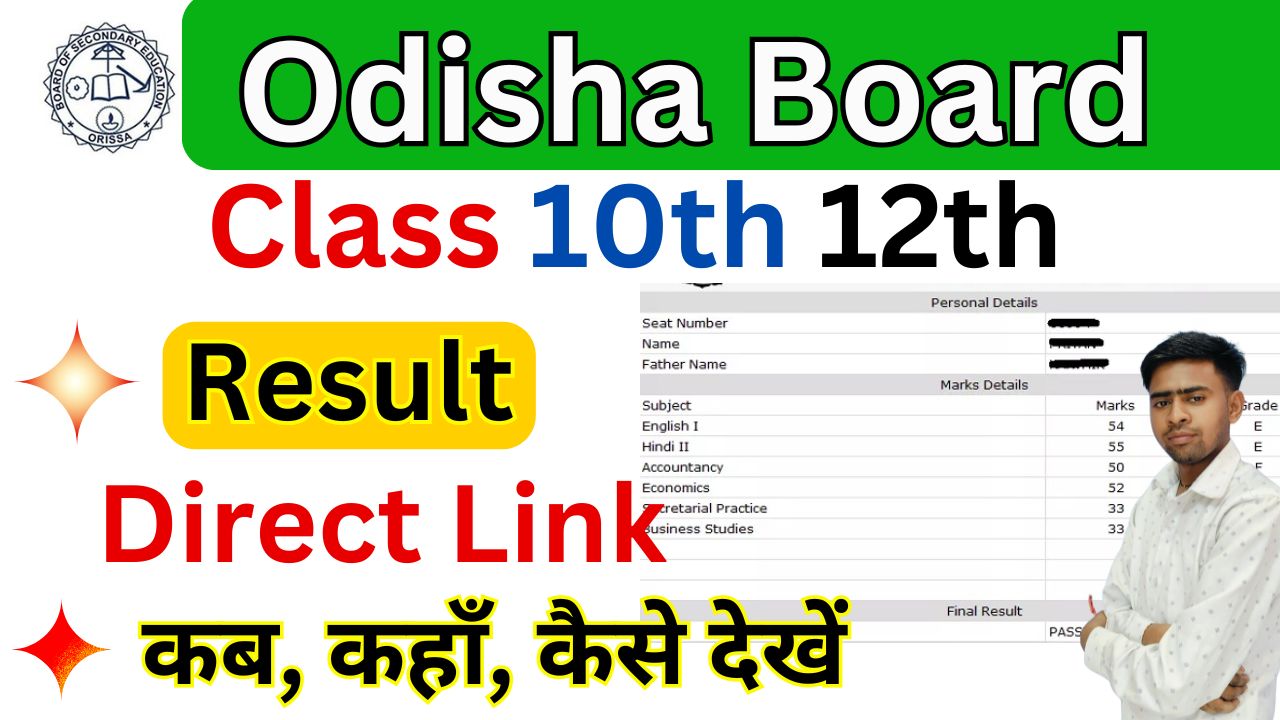 Odisha Board Result 2025