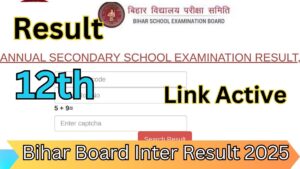 Bihar Board 12th Result 2025 Link Active