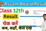 Assam Board 12th Result 2025