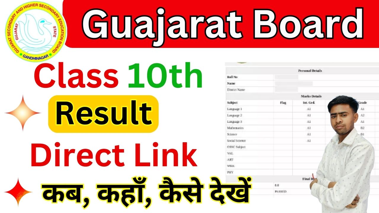 Guajarat Board 10th Result 2025