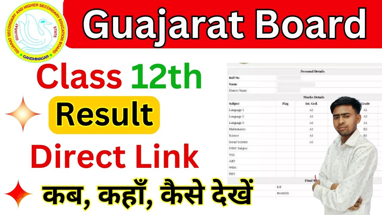 Guajarat Board 12th Result 2025