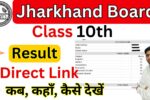 Jharkhand Board 10th Result 2025