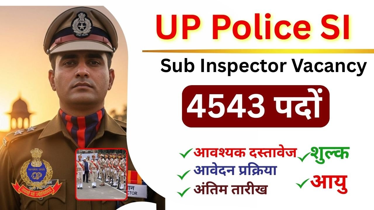 UP Police SI Recruitment 2025