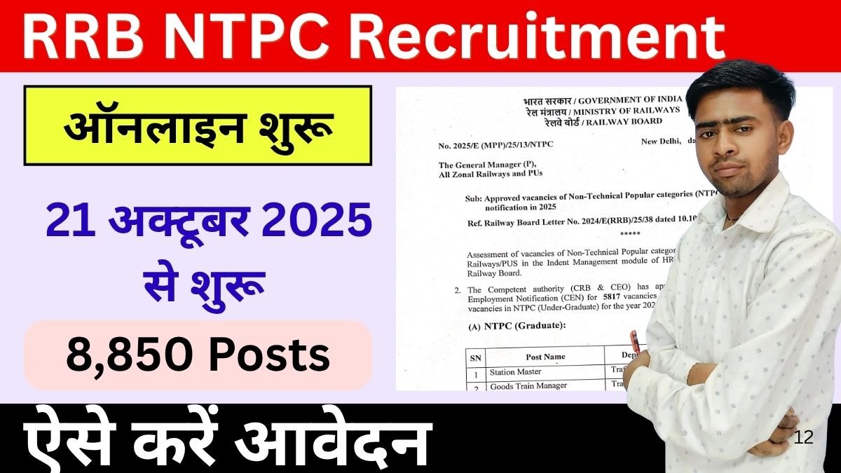 RRB NTPC Recruitment 2025