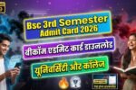 Bsc 3rd Year Admit Card 2026