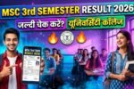 Msc 3rd semester Result 2026