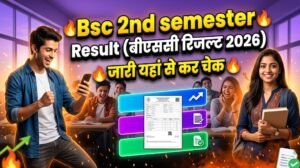 Bsc 2nd semester Result