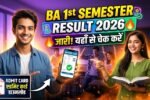 BA 1st semester Result 2026
