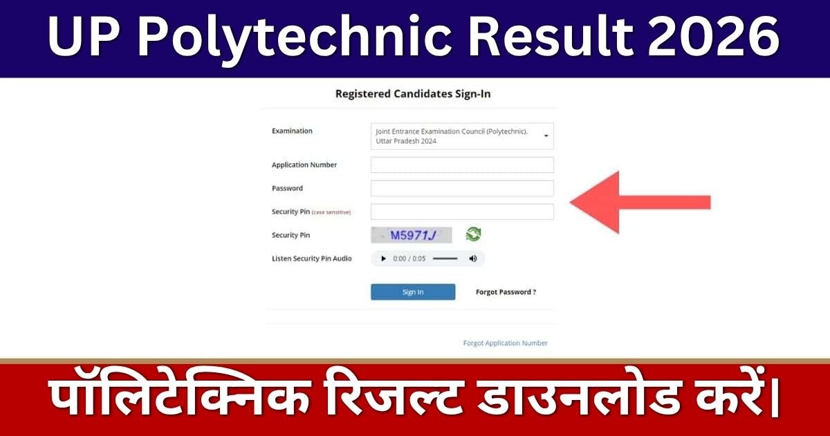 UP Polytechnic Result 2026