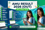 AMU Result 2026