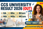 CCS University Result 2026
