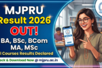 Mjpru Result 2026