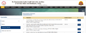 Avadh Time Table 2026