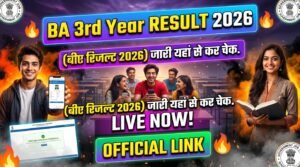 BA 3rd year Result 2026