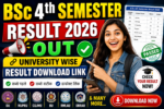 BSc 4th Semester Result 2026
