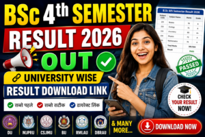 BSc 4th Semester Result 2026