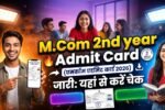 Mcom 2nd Year Admit Card
