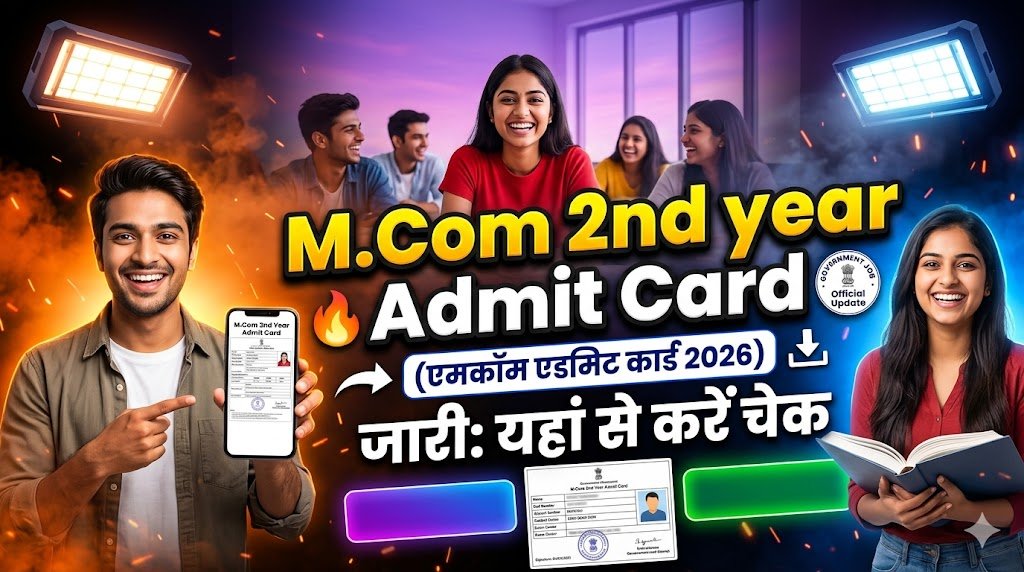 Mcom 2nd Year Admit Card