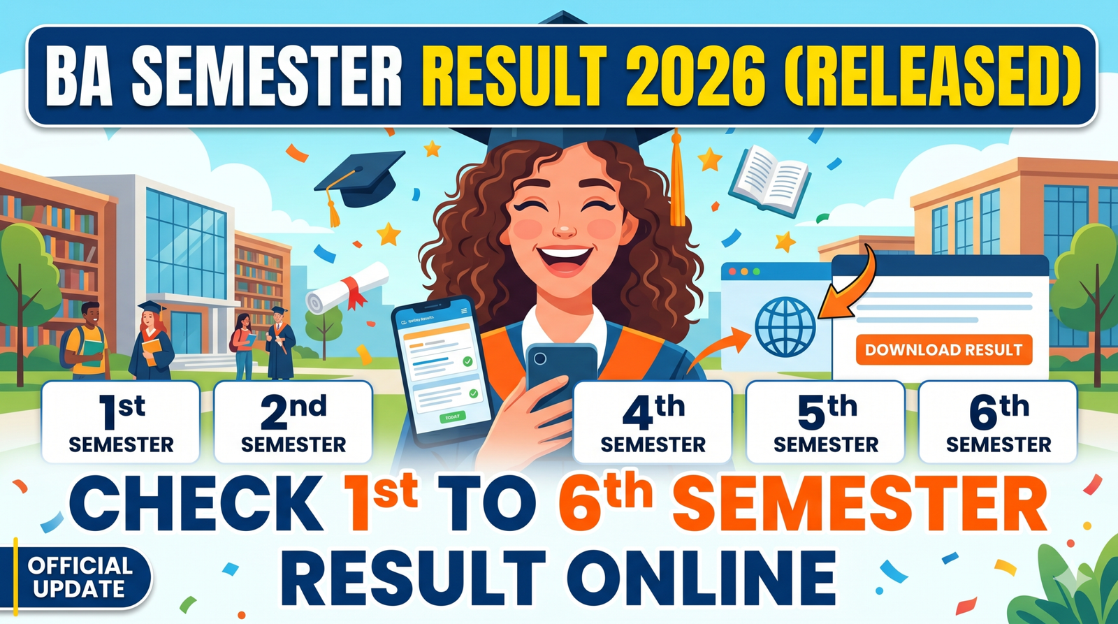 BA semester Result 2026