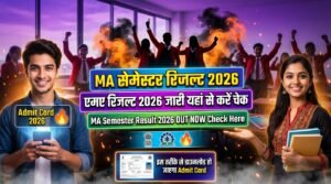 MA semester Result 2026