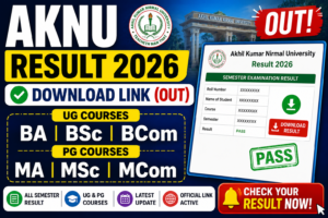 AKNU Result 2026