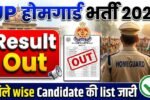 UP Home Guard Result 2026