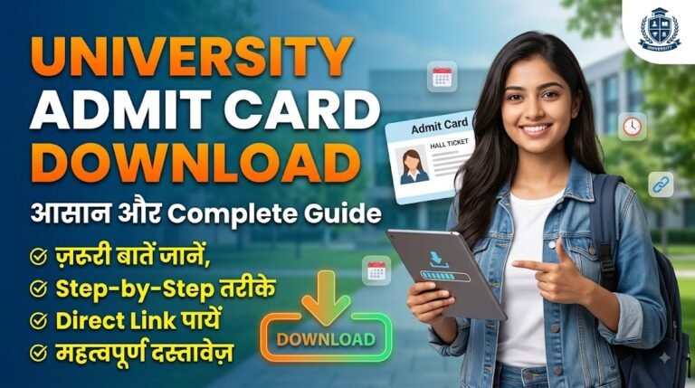 University Admit Card 2026