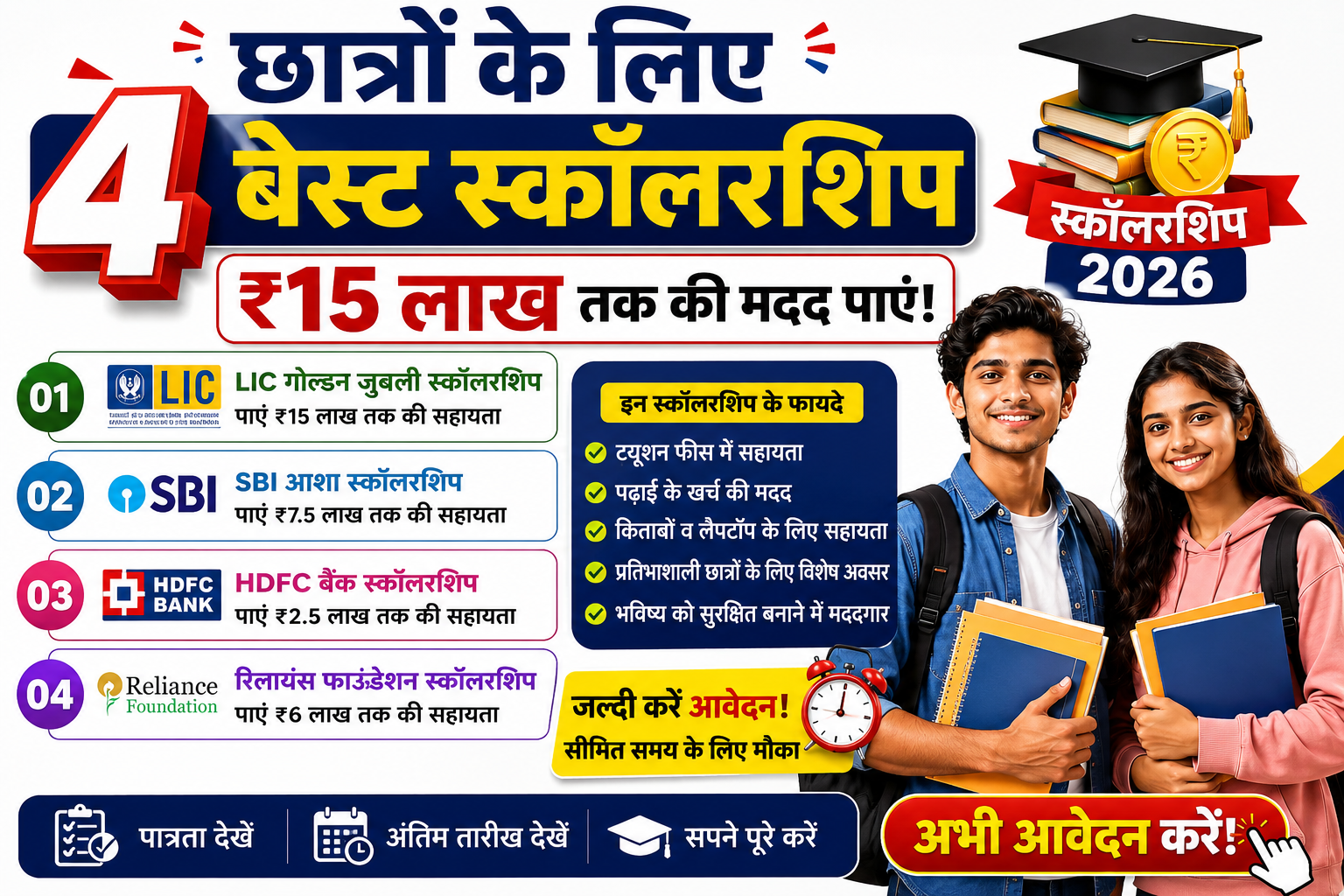 Scholarship 2026: 4 Best Scholarships